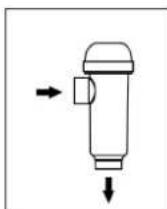 ZODIAC eXPERT pH - Installing the chlorinator on a by-pass (recommended) Direct installation - 1