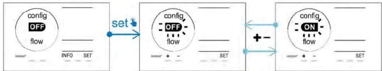 ZODIAC eXPERT pH - "Flow": Attivazione del rilevatore di portata - 1