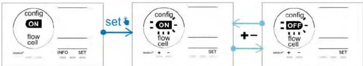 ZODIAC eXPERT pH - "Flow cell": Activering van de gassensor - 1