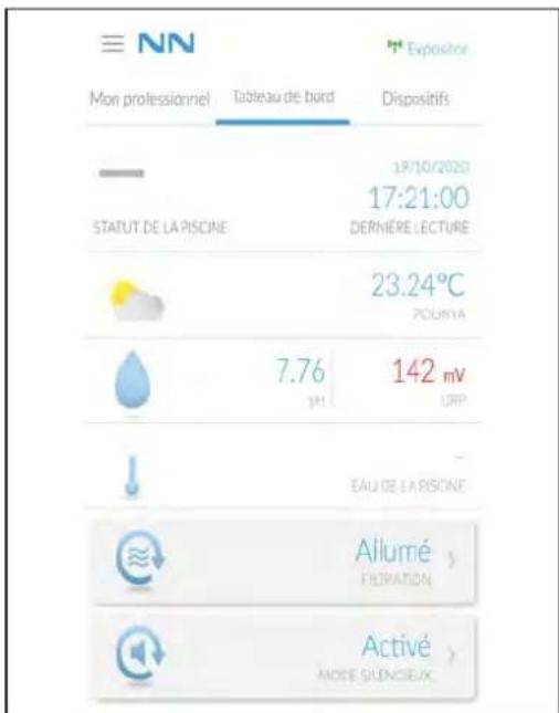 ZODIAC eXPERT pH - I Utilisation à distance de l'électrolyseur via l'application NN - 2