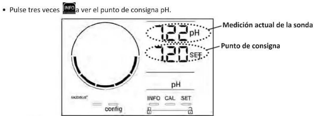 ZODIAC eXPERT pH - Ajuste del punto de consigna pH - 1