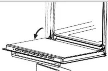 Frilec KÖLNECI62060B - Démontage de la porte du four - 1