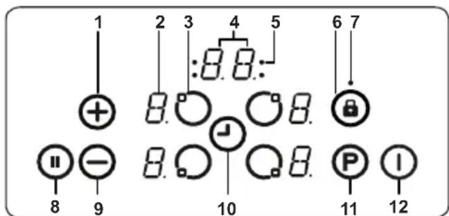 Frilec KÖLNECI62060B - Touch-bedieningspaneel - 1