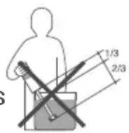 Dynamic Dynamix 551061 - - Precautions for the use of the appliance: - 1