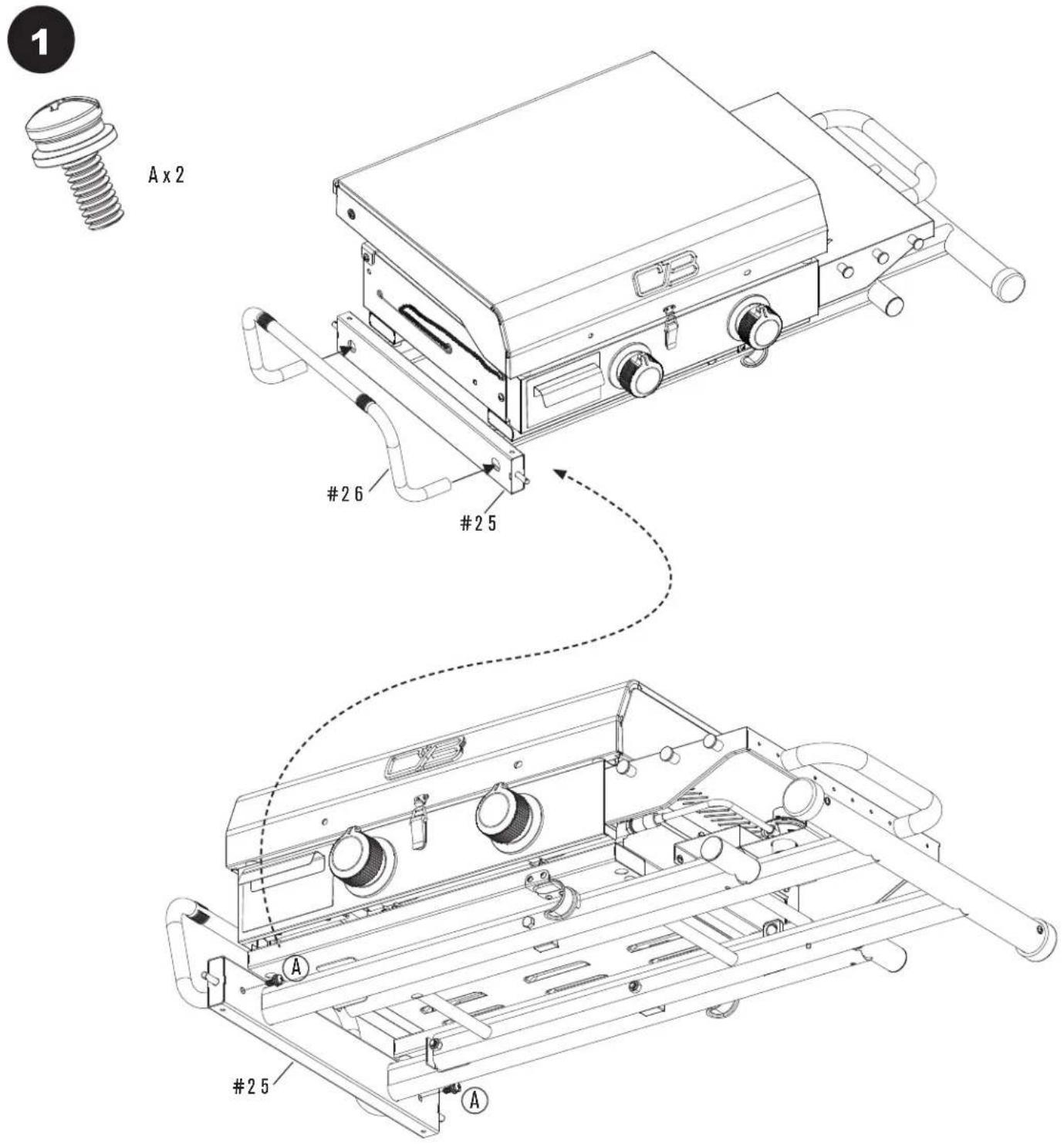 CHAR BROIL Performance 463711223 - ASSEMBLY / ASSEMBLAGE / ASSEMBLEA - 1