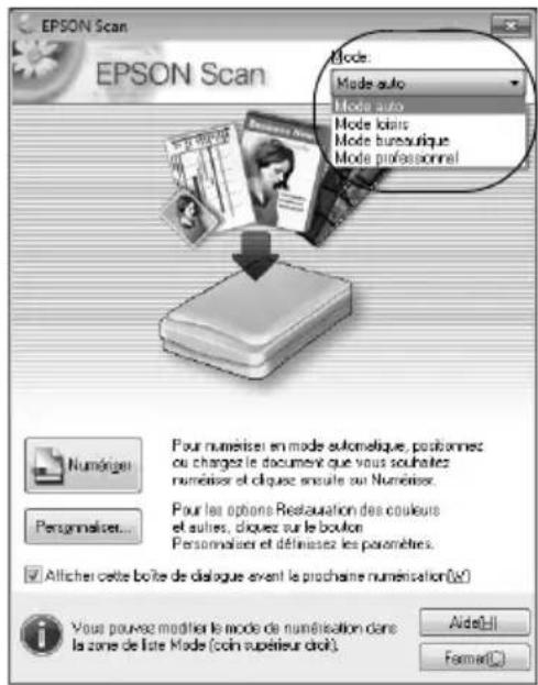 EPSON Stylus NX530 - Numérisation à l'aide du logiciel Epson Scan - 1