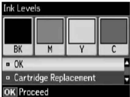 EPSON Stylus NX530 - Checking Ink Levels - 1
