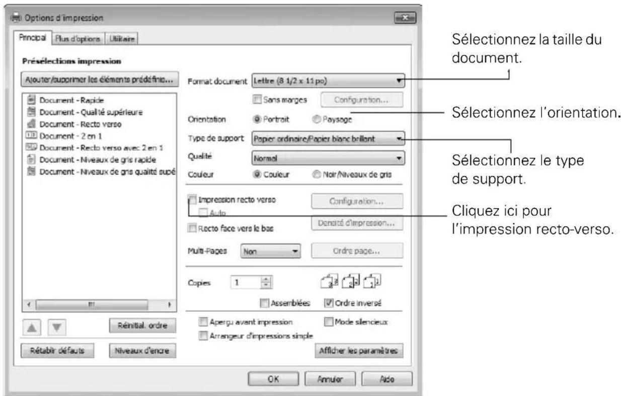 EPSON Stylus NX530 - Impression sous Windows - 2