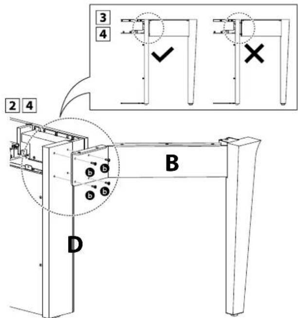 KAWAI Novus NV10S - Assemblage des pieds au pédalier - 2
