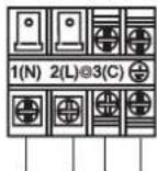 AIWA SUIJINAIR 12 ACD12200 - Wanneer de kabel wordt aangesloten voor installatie van de binnenunit - 4