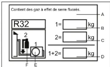 AIWA SUIJINAIR 12 ACD12200 - INFORMATIONS IMPORTANTES CON- CERNANT LE LIQUIE RÉFRIGÉRANT UTILISÉ - 1