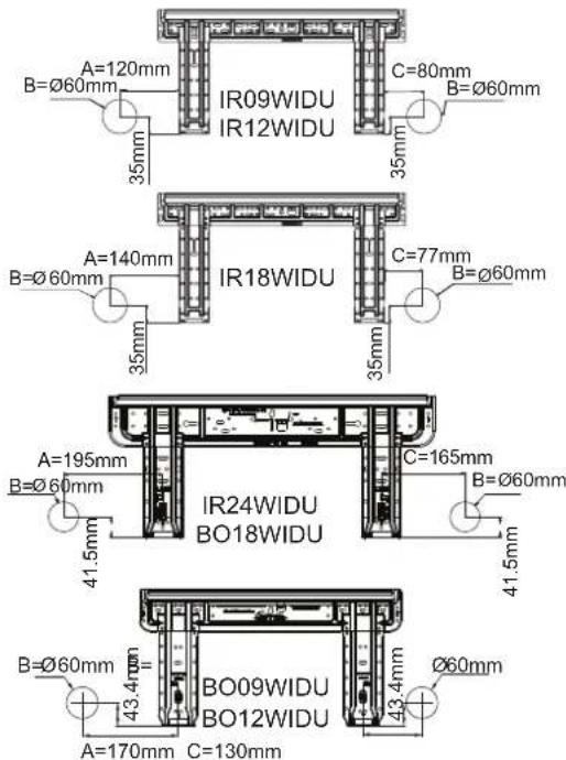 AIWA SUIJINAIR 12 ACD12200 - Fixar pela primeira vez a placa de montagem - 1