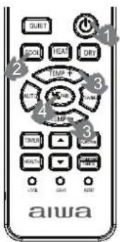 AIWA SUIJINAIR 12 ACD12200 - PilotTryb awaryjny i testowy - 1