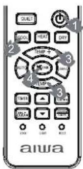 AIWA SUIJINAIR 12 ACD12200 - Remote controller - 1