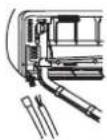 AIWA SUIJINAIR 12 ACD12200 - Extraer la cubierta del cableado - 2