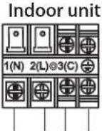 AIWA SUIJINAIR 12 ACD12200 - When connecting the cable before installing the indoor unit - 5