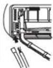 AIWA SUIJINAIR 12 ACD12200 - When connecting the cable before installing the indoor unit - 2