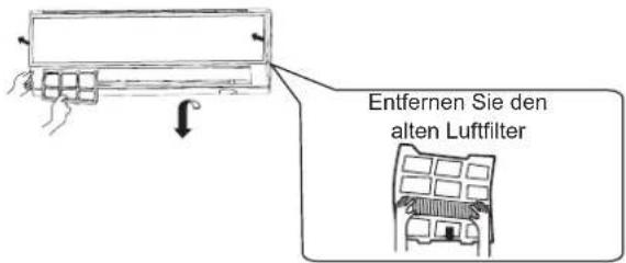 AIWA SUIJINAIR 12 ACD12200 - Entfernen Sie den Standardluftfilter. - 1