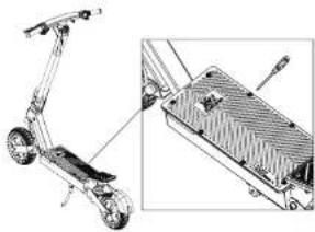 Kugoo KuKirin G2 Ultra - Sustitución de las almohadillas de goma de los pedales: - 1