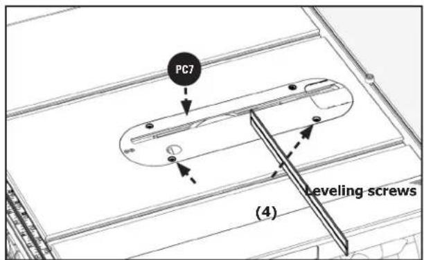DELTA 366013 - LEVELING THE THROAT PLATE - 1