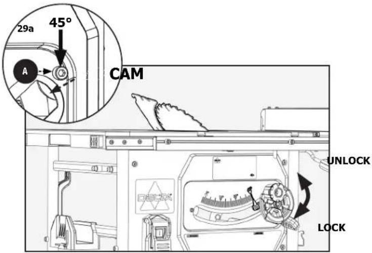 DELTA 366013 - Adjusting 45 Degree Positive Stop - 2
