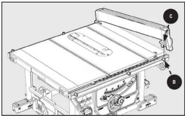 DELTA 366013 - INSTALLING THE FENCE - 1