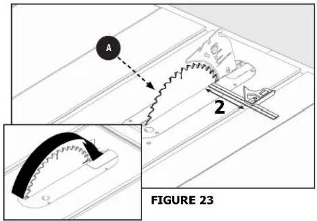 DELTA 366013 - ADJUSTING BLADE PARALLEL TOMITER GAUGE GROOVE (HEEL) - 2
