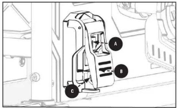 DELTA 366013 - TURNING THE SAW ON AND OFF - 1