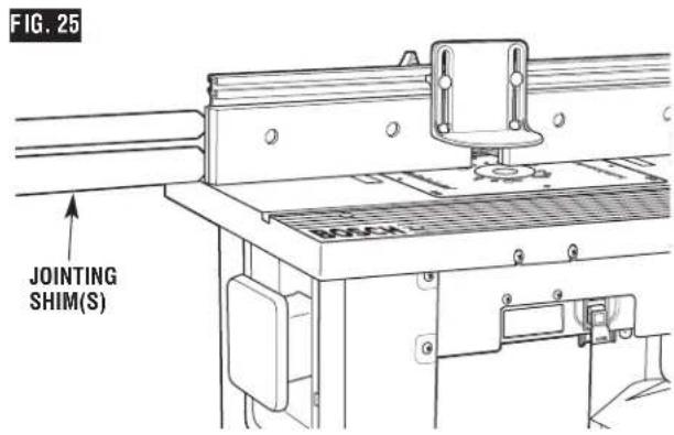 BOSCH RA1181 - WARNING Always make sure that the fence and guard cannot come in contact - 1