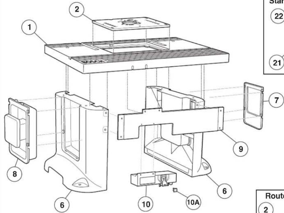 BOSCH RA1181 - Parts List - 1
