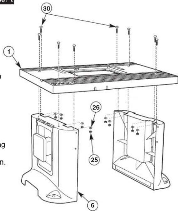 BOSCH RA1181 - ROUTER TABLE LEGS (Fig. 2) - 1