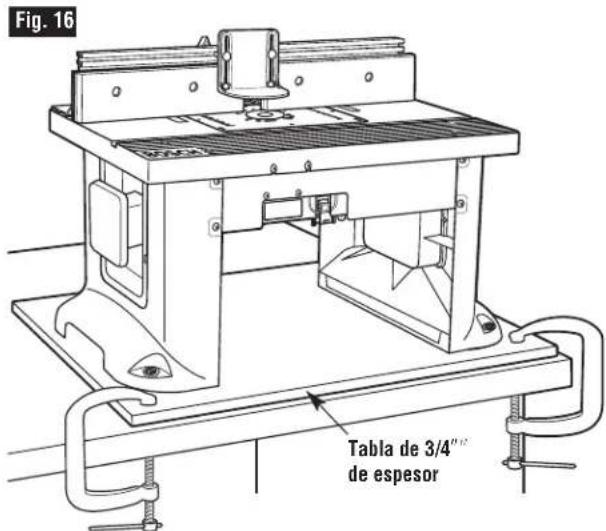 BOSCH RA1181 - MÉTODO ALTERNO (FIGS. 15 Y 16) - 2