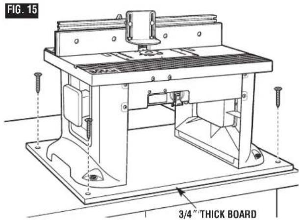 BOSCH RA1181 - ALTERNATE METHOD (Figs. 15 and 16) - 1