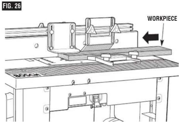 BOSCH RA1181 - WARNING Always make sure that the fence and guard cannot come in contact - 2