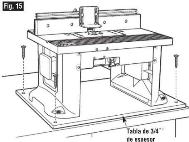 BOSCH RA1181 - MÉTODO ALTERNO (FIGS. 15 Y 16) - 1
