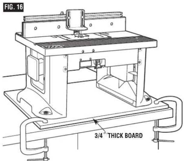 BOSCH RA1181 - ALTERNATE METHOD (Figs. 15 and 16) - 2
