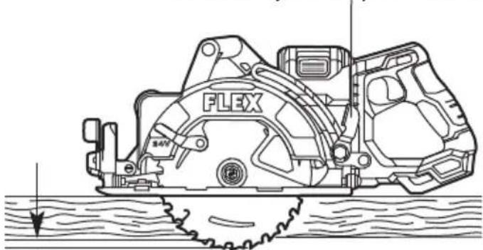 Flex FX2141R - AJUSTE DE LA PROFUNDIDAD DE CORTE (FIG. 4A Y 4B) - 2
