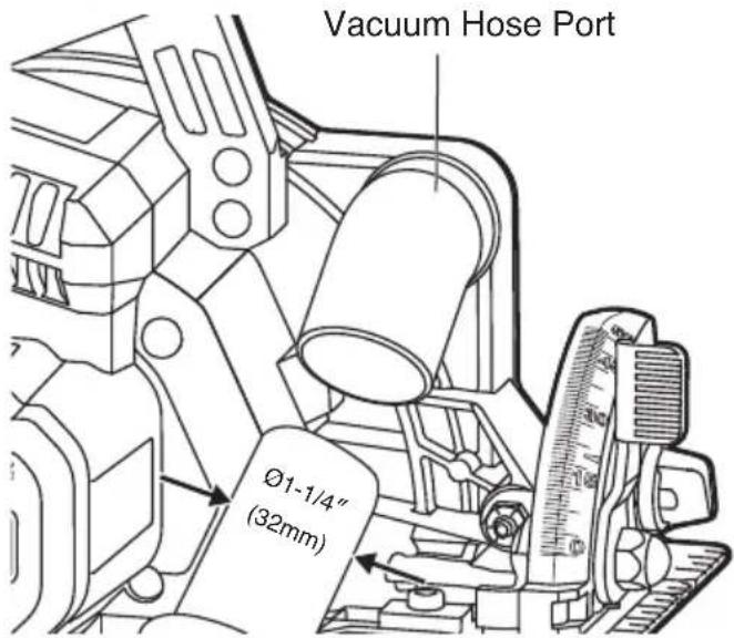 Flex FX2141R - VACUUM HOSE PORT (FIG. 9) - 2