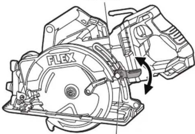 Flex FX2141R - DEPTH-OF-CUT ADJUSTMENT (FIG. 4a & 4b) - 1