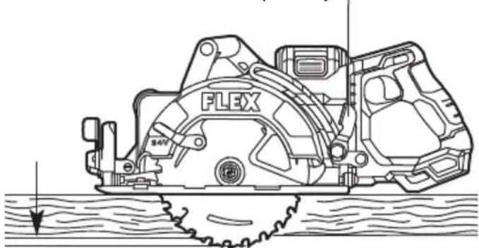 Flex FX2141R - DEPTH-OF-CUT ADJUSTMENT (FIG. 4a & 4b) - 2