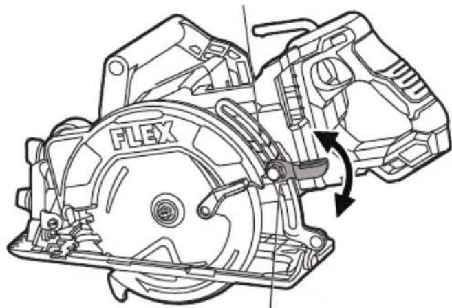 Flex FX2141R - AJUSTE DE LA PROFUNDIDAD DE CORTE (FIG. 4A Y 4B) - 1