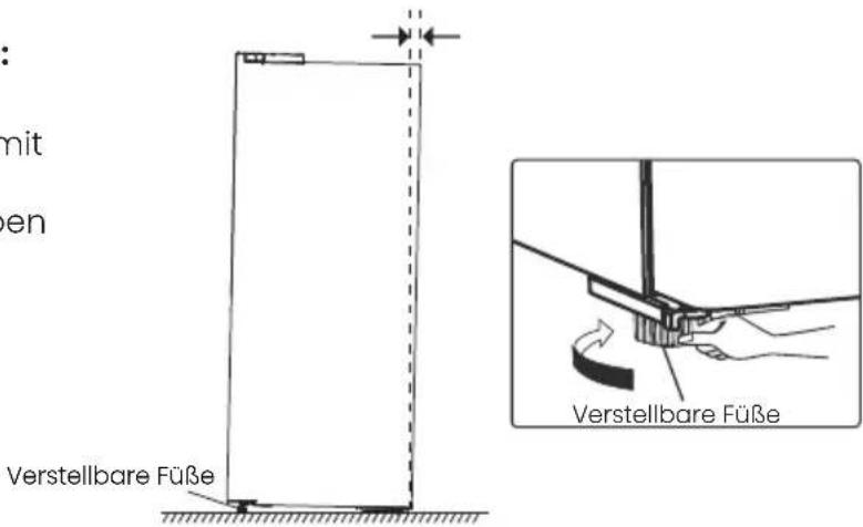: mit en Verstellbare Füße Verstellbare Füße