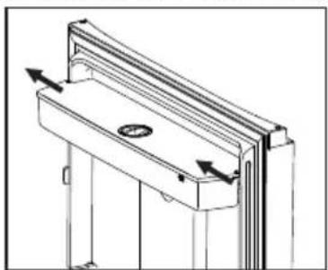 HISENSE HTN461WDE - Remove the water tank - 1