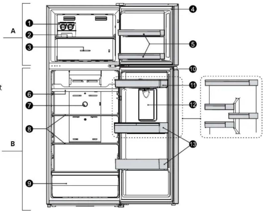HISENSE HTN461WDE - B: Kjøleskap - 1