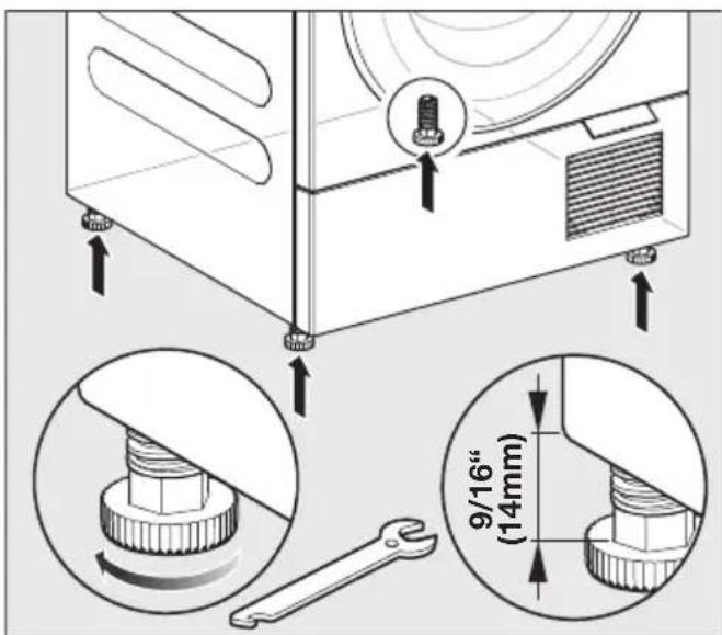 MIELE WTV 601 - Preparar la secadora - 1
