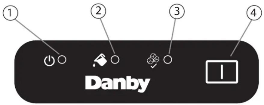 DANBY DIM3001SSDB - Panneau de control - 1