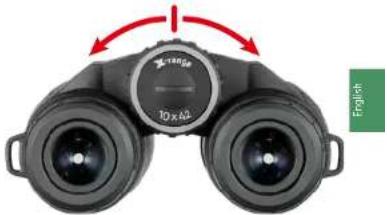 MINOX Xrange 10x42 - The right distance between the eyes - 1
