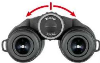 MINOX Xrange 10x42 - Distancia interocular correcta - 1