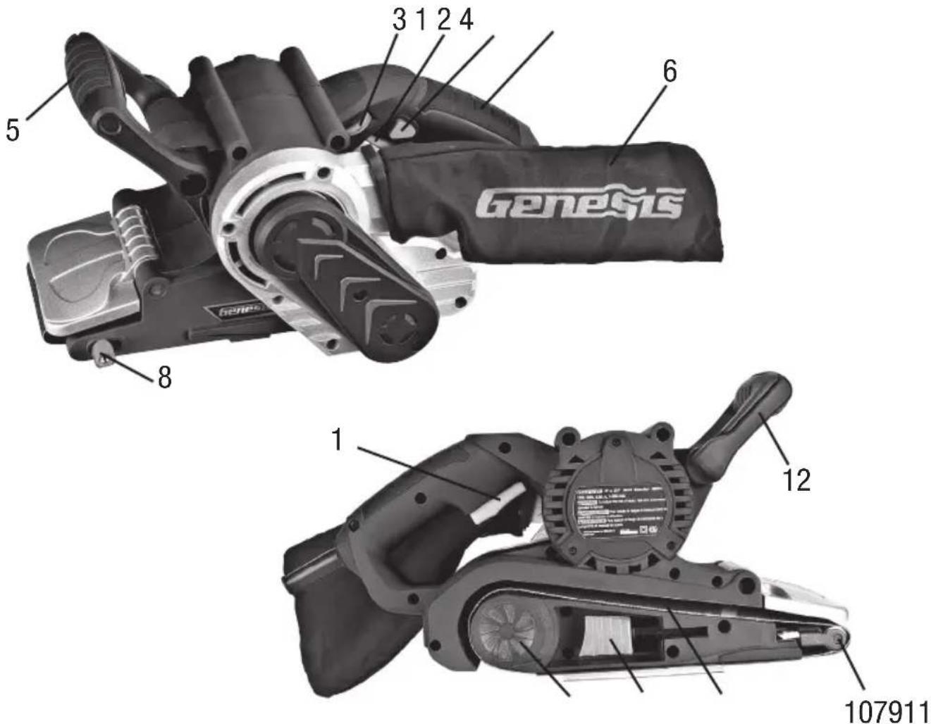 Genesis GBS321A - SAVE THESE INSTRUCTIONS - 1
