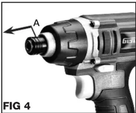 Genesis GLID12B - MANDRIL HEXAGONAL DE 1/4" (FIG 4) - 1
